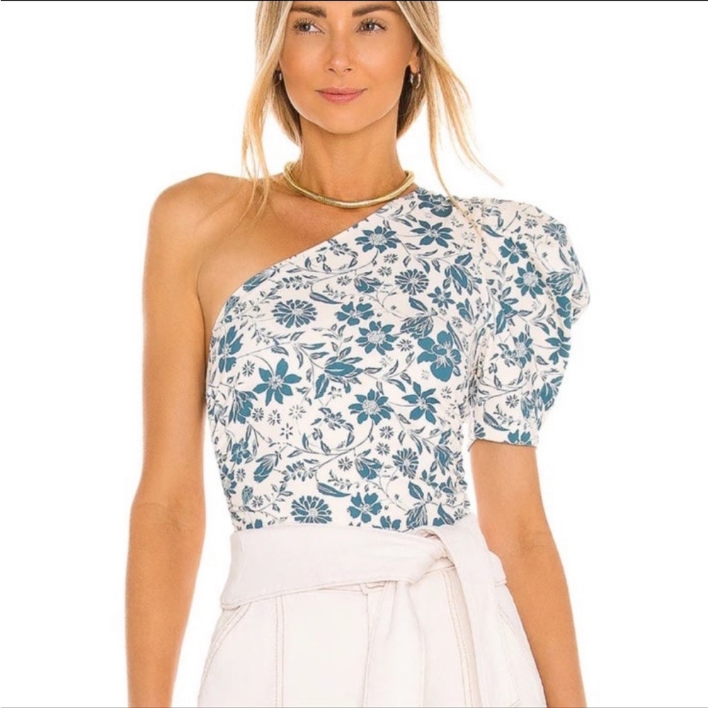 Free People Somethin Bout You One-Shoulder Bodysuit